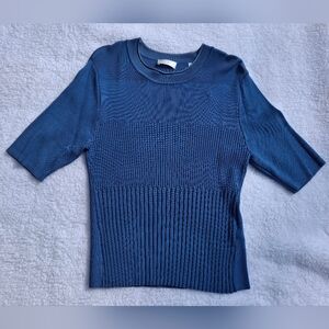 7 For All Mankind Women's Blue Top - Size XL - NWT